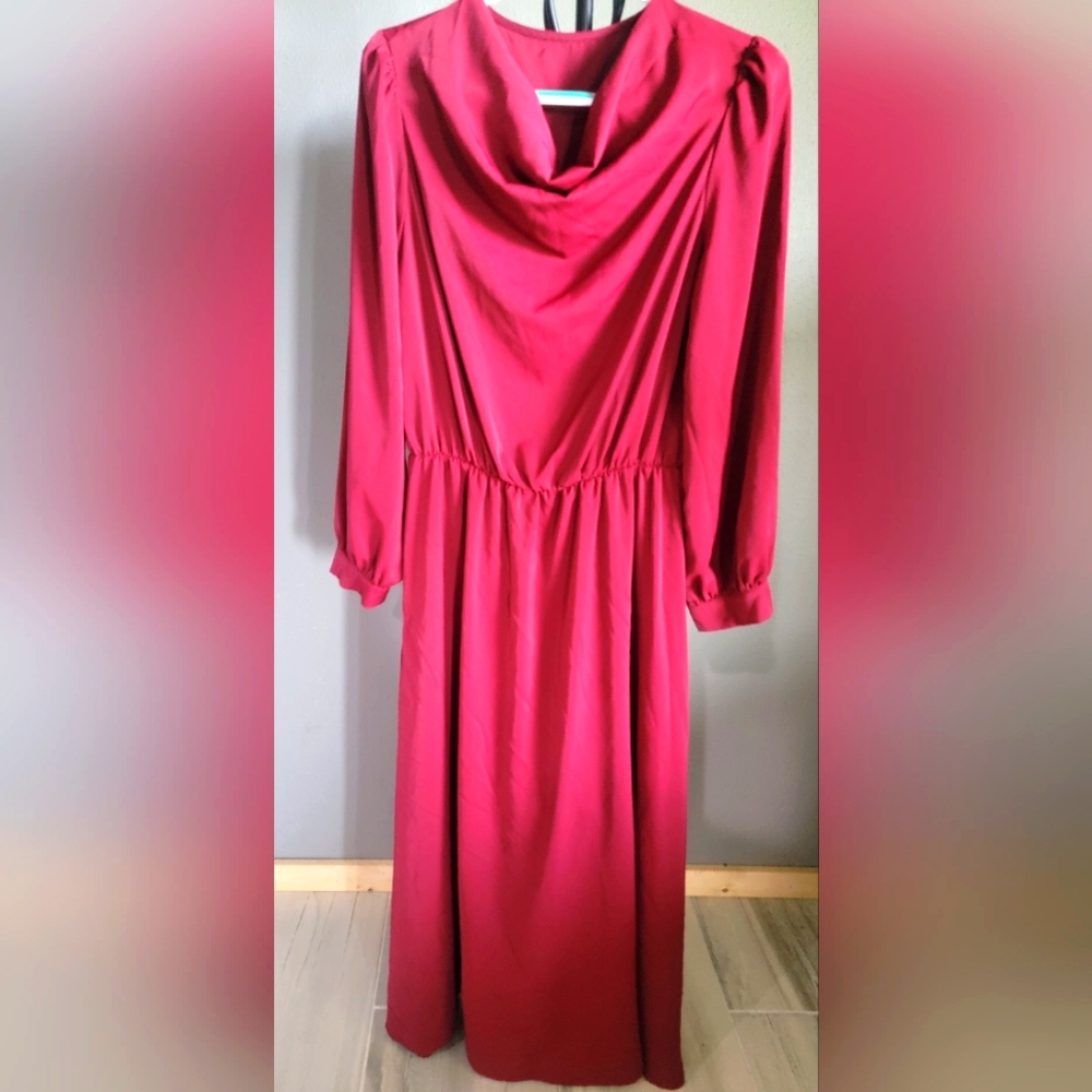 Maroon Dress